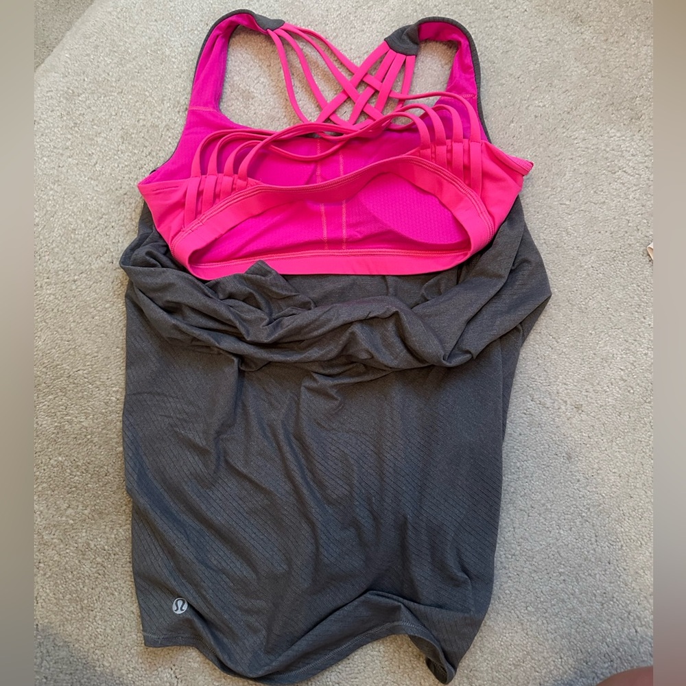 Lululemon tank bra